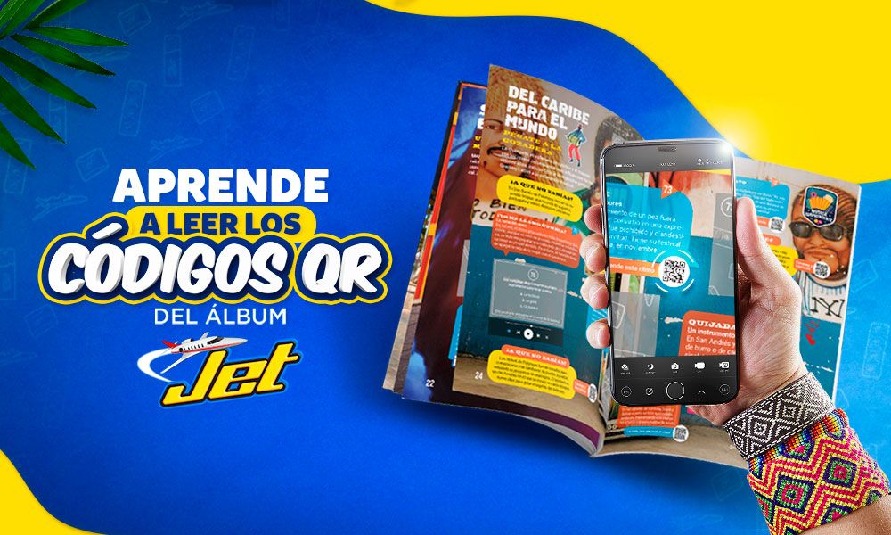 Aprende a leer los códigos QR de tu álbum JET