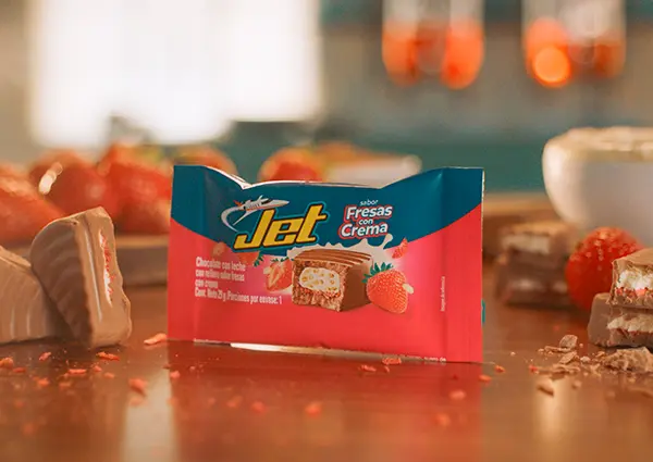 Jet Fresas con Crema